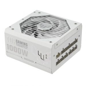 Asus 1000W TUF Gaming Gold PSU, Fully Modular, 80+ Gold, Double Ball Bearing Fan, ATX 3.1, PCIe 5.1, White