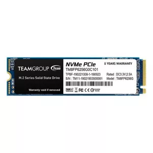 Team 256GB MP33 M.2 NVMe Gen3 SSD, M.2 2280, PCIe3, R/W 1600/1000 MB/s