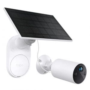 TP-LINK (TAPO C410 KIT) Smart Battery-Powered 2K Outdoor Security Camera & Solar Panel, 6400mAh Battery, Colour Night Vision, AI Detection, Alarms, 2-Way Audio, No Hub Required