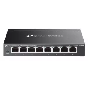 TP-LINK (ES208G) Omada 8-Port Gigabit Easy Managed Switch, 8x GB Ports, Metal Casing