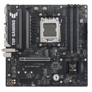 Asus TUF GAMING A620AM-PLUS WIFI, AMD A620A, AM5, Micro ATX, 4 DDR5, HDMI, 2 DP, Wi-Fi 6, 2.5G LAN, 2x M.2
