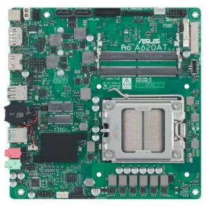 Asus PRO A620AT-CSM - Corporate Stable Model, AMD A620A, AM5, Thin Mini ITX, 2 DDR5, HDMI, DP, LVDS, 19v DC in, 1x M.2