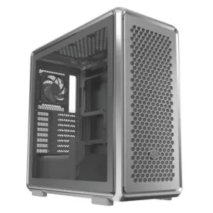 Cooler Master MasterFrame 600 Modular Open-Frame ATX Case w/ Glass Side, 4x ARGB Fans, FreeForm 2.0 Exo-Structure, USB-C 20Gbps, Silver