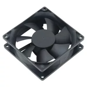 Akasa 80mm Ultra-Quiet Case Fan, EBR Bearing, 1800 RPM, Black