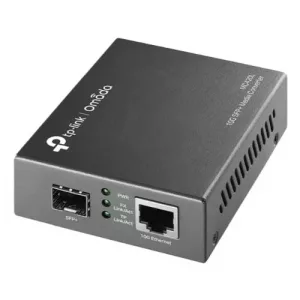 TP-LINK (MC420L) Omada 10G Multi-Gigabit SFP Media Converter, Auto-negotiation of Half-Duplex / Full-Duplex