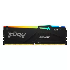 Kingston Fury Beast RGB 32GB, DDR5, 6000MHz, CL36, 1.35V, ECC, PMIC, AMD EXPO & Intel XMP 3.0, Black, DIMM Memory