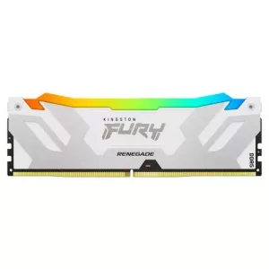 Kingston Fury Renegade RGB 32GB, DDR5, 6400MHz, CL32, 1.4V, ECC, XMP 3.0, PMIC, DIMM Memory, White