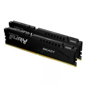 Kingston Fury Beast 64GB Kit (2 x 32GB), DDR5, 5200MHz, CL40, 1.25V, ECC, XMP 3.0, PMIC, DIMM Memory