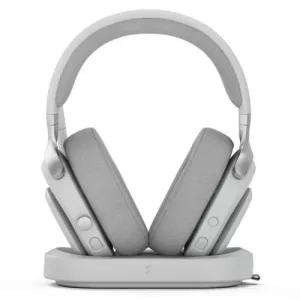 Fractal Design Scape (Light) Gaming Headset, Wireless/Btooth/USB, Custom-Tuned Drivers, EQ Presets, 40 Hours Battery, Charging Stand, Ambient Lighting