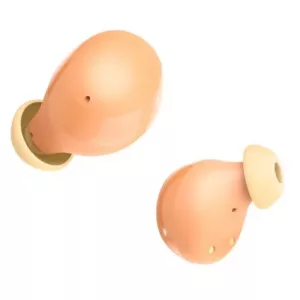 Hama (Freedom Buddy II) Bluetooth Earbuds True Wireless with Mic, Bass Boost, Touch/Voice Control, 20 Hour Battery, Charging/Carry Case, Orange