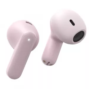 Hama (Freedom Light II) Bluetooth True Wireless Earbuds with Microphone, Touch/Voice Control, 20 Hour Battery, Charging/Carry Case, Pink