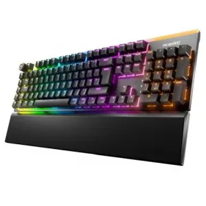 Be Quiet! Light Mount Silent Tactile RGB Mechanical Keyboard, 3D Media Wheel, 5 Macro Keys, Sound-Proofing, Black