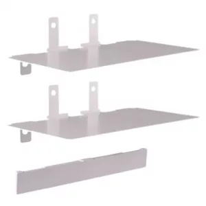 Nanoleaf Blocks Shelves Add-On Kit (2 Pack), Stainless Steel, 1.5kg Weight Limit