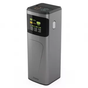 Hama High Power 65W 20000mAh Power Pack, 2x USB-C, USB-A, Fast Charging, Colour Display