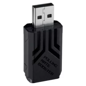 Asus ROG Polling Rate Booster, Enables True 8000Hz Wireless Polling Rate, Black