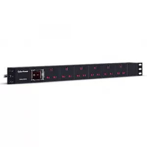 CyberPower PDU11310 Basic Power Distribution Unit, 1U Vertical/Horizontal Rackmount, 6 Outlets, Aluminium Housing