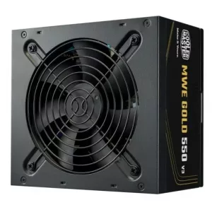 Cooler Master 550W MWE Gold V3 ATX 3.1 PSU, Fully Wired, HDB Bearing Fan, 80+ Gold
