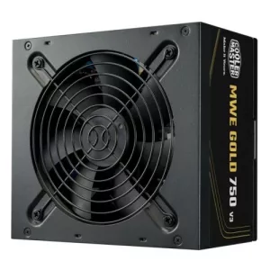 Cooler Master 750W MWE Gold V3 ATX 3.1 PSU, Fully Wired, HDB Bearing Fan, 80+ Gold