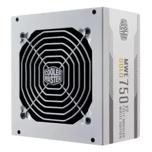Cooler Master 750W MWE Gold V2 ATX 3.1 PSU, Fully Modular, HDB Bearing Fan, 80+ Gold, PCIe 5.1, White