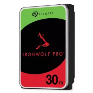 Seagate 3.5", 30TB, SATA3, IronWolf Pro NAS Hard Drive, 7200RPM, 512MB Cache, CMR, OEM