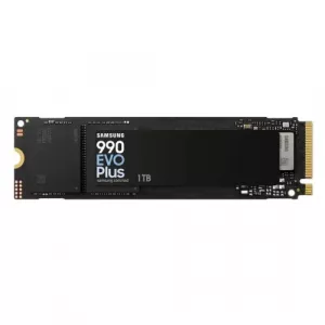 Samsung 1TB 990 EVO PLUS M.2 NVMe Gen4/5 SSD, M.2 2280, PCIe 4.0/5.0 x2, V-NAND, R/W 7150/6300 MB/s, 850K/1350K IOPS