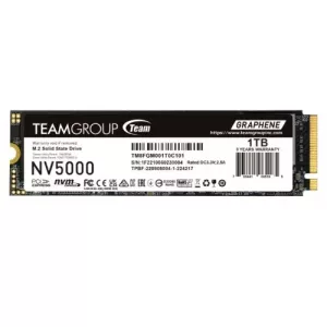 Team 1TB NV5000 M.2 NVMe Gen4 SSD, M.2 2280, PCIe4, R/W 4500/1900 MB/s, Heat Dissipating Graphene Label