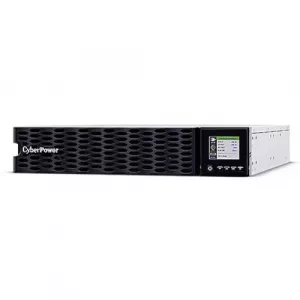 CyberPower 6000VA Smart App Double Conversion Online High Density Rack UPS, 6000W, Colour LCD, Hardwire Terminal Block , ECO Mode