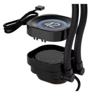 Corsair NAUTILUS RS LCD Module, Customisable 2.1" IPS LCD Screen, iCUE, Black *For Corsair NAUTILUS RS & NAUTILUS RS ARGB CPU Coolers Only*