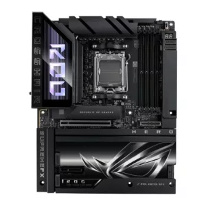 Asus ROG CROSSHAIR X870E HERO BTF, AMD X870E, AM5, ATX, 4 DDR5, HDMI, 2 USB4, Wi-Fi 7, 5G & 2.5G LAN, RGB, 5x M.2 *Requires a BTF Compatible Chassis*