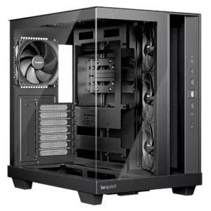 Be Quiet! Light Base 500 Gaming Case w/ Glass Front & Side, ATX, 4x Pure Wings 3 Fans, USB-C 10Gbps, Asus BTF Compatible, Black