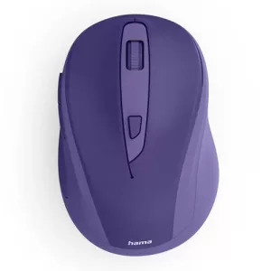 Hama WM-400 Compact Wireless Optical Mouse, 6 Buttons, 800-1600 DPI, Blue