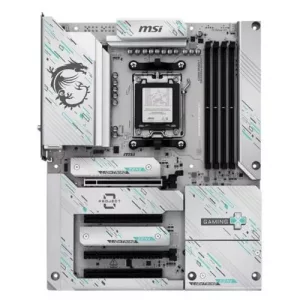 MSI B850 GAMING PLUS WIFI PZ, AMD B850, AM5, ATX, 4 DDR5, DP, Wi-Fi 7, 5G LAN, 3x M.2, Back-Connect Design