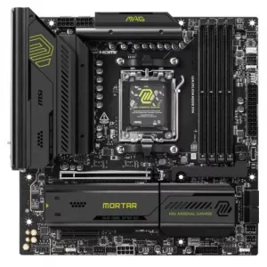 MSI MAG B850M MORTAR WIFI, AMD B850, AM5, Micro ATX, 4 DDR5, HDMI, Wi-Fi 7, 5G LAN, 3x M.2