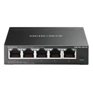 Mercusys (MS105GS-M2) 5-Port 2.5G Multi-Gigabit Desktop Switch, 5x 2.5G Ports, Fanless, Metal Casing
