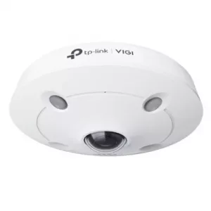 TP-LINK (InSight S655I) IR Fisheye Network Camera, 360° Coverage, Multiple Display Modes and ePTZ, Smart Detection, IP67, Two-Way Audio