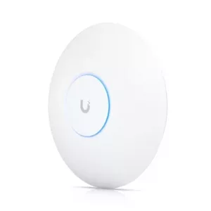 Ubiquiti UniFi U7 Pro WiFi 7 Access Point, with 6 GHz Support, 140 m (1,500 ft) coverage,300+ connected devices, Powered using PoE+, 2.5 GbE uplink