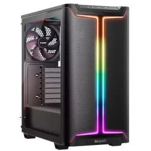 be quiet! Pure Base 501 DX Airflow Window Black ATX Mid Tower ARGB Case with USB-A, USB-C, 3 x Pure Wings 3 140mm Black PWM Fans