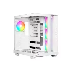 be quiet! Light Base 500 LX BGW86 White Mid-Tower Case, Tempered Glass, 4x ARGB Light Wings LX Fans, High Airflow ATX Case, USB-C 10 Gbps, 400 mm GPU Support, Vertical GPU Mount