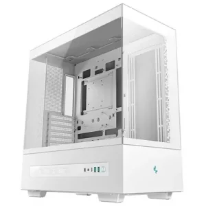 DeepCool CH690 Digital ATX Mid-Tower Case, High-Airflow PC Case with Semi-Glass Panel, USB-C Port, Support for 420mm Radiator, 450mm GPU, ATX PSU, White