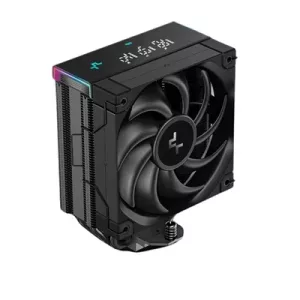 DeepCool AK400 Digital Pro CPU Air Cooler, ARGB Fan & Digital Display, 120mm PWM Fan, 4 Copper Heatpipes, Quiet Operation, Intel & AMD Compatible Black