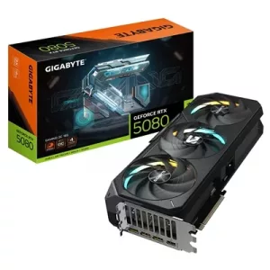 Gigabyte NVIDIA GeForce RTX 5080 GAMING OC 16GB GDDR7 Graphics Card, 10752 CUDA Cores, 2730 MHz Core Clock, Triple Fan, RGB, 3x DisplayPorts / 1x HDMI Port