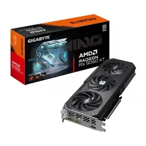 Gigabyte Radeon RX 9060 XT GAMING OC 8GB GDDR6 Graphics Card, 2048 Streams, 3320 MHz Boost Clock, Triple Fan, RGB, 2x DisplayPorts / 2x HDMI Ports