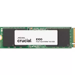 Crucial  (CT1000E100SSD8) E100 1TB PCIe Gen4 NVMe M.2 SSD, Sequential Write 4,500 MB/s, Sequential Read 5,000 MB/s