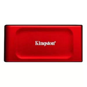 Kingston XS1000 Red (SXS1000R/1000G) 1TB Portable External SSD, Read 1050MB/s, Write 1000MB/s, USB 3.2 Gen 2, 5 Year Warranty