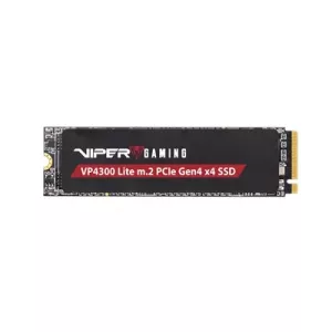 Patriot VP4300 Lite 1TB PCIe Gen4 x4. M.2 2280, Read/write speeds up to 7,400MB/s, 6,400MB/s, 5 Year Warranty