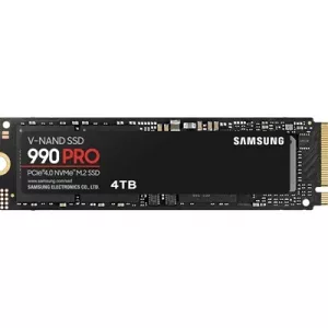 Samsung 990 PRO(MZ-V9P4T0BW ) 4TB NVMe SSD, PCIe Gen4, M.2 Interface, 2280, Read 7450 MB/s, Write 6900 MB/s, 5 Year Warranty