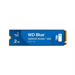 WD Blue SN5000 (WDS200T4B0E-00CNZ0) 2TB NVMe SSD, M.2 Interface, PCIe Gen4, 2280, Read 5150MB/s, Write 4850MB/s, 5 Year Warranty