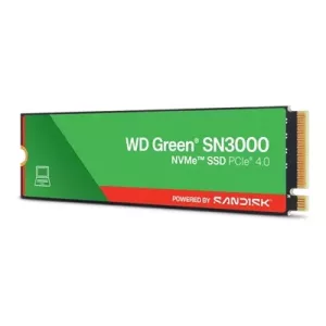 WD Green SN3000 (WDS200T4G0E-00CPS0) 2TB NVMe SSD, M.2 Interface, PCIe Gen4, 2280, Read 5000MB/s, Write 4200MB/s, 3 Year Limited Warranty