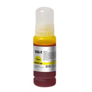InkLab 103 Epson Compatible EcoTank Yellow ink bottle