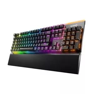 Be Quiet! Light Mount Silent Linear ARGB Mechanical Keyboard, 3D Media Wheel, 5 Macro Keys, silent keystrokes, hot-swappable 5-pin MX-style switch socket